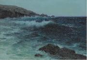 Lionel Walden Hawaiian Coastline oil painting on canvas